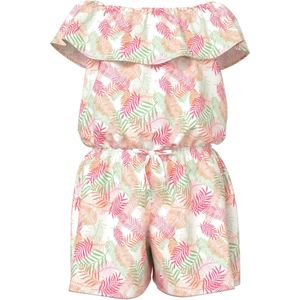 NAME IT KIDS - NKFVINAYA - Jumpsuit - Lichtgroen/Roze/Wit - 58% Polyester