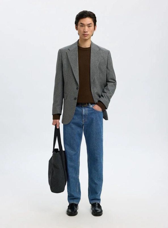 SELECTED HOMME - SLH196-STRAIGHT BEN KORI - Jeans - Medium Blue Denim