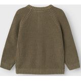 Gebreide Cardigan - Grijs - Katoen - Lange Mouwen