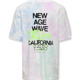 Only & Sons - Osjkalle Life Loose SS Tie Dye T-shirt - Wit