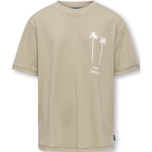 ONLY - T-shirt - Zwart - Katoen - Opvallende Opdruk