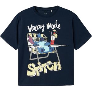 NAME IT - Nkmabbu Stitch Nreg Ss Top - Blazer - Blauw - Katoen