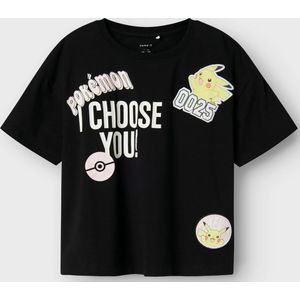 Nkfmorana Pokemon Ss RLX Top - Zwart - Sporttop