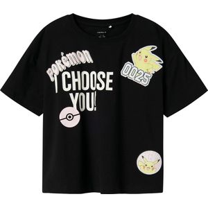 Nkfmorana Pokemon Ss RLX Top - Zwart - Sporttop