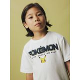NAME IT - NKMMAT POKEMON NREG SS TOP BOX SKY - T-shirt - Blauw - Jersey