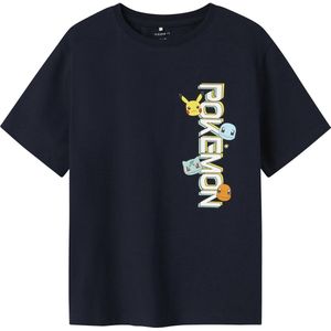 Sportshirt - Motiefprint - Katoen - Ronde Hals - Kwartmouw - Wijde Pasvorm