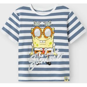 NAME IT Jongens Nkmmansa Spongsb Nreg Ss Top Box Cplg, Blue Mirage, 146-152