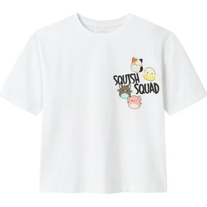 T-shirt - Rubberen Print - Jersey - Korte Mouwen - Relaxed Fit