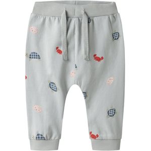 Name It Broek - NbmVroels - Pearl Blue/Sea Animals - Name It - 68 - Broeken - Katoen