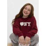 Vero Moda - Sweatshirt - Cropped - Regular Fit - Lange Mouwen