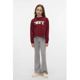 Vero Moda - Sweatshirt - Cropped - Regular Fit - Lange Mouwen