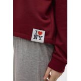 Vero Moda - Sweatshirt - Cropped - Regular Fit - Lange Mouwen