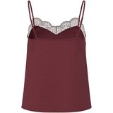 PIECES - PCTIFFANY - Blouseshirt - Wijnrood - Mouwloos