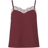 PIECES - PCTIFFANY - Blouseshirt - Wijnrood - Mouwloos