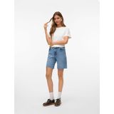 Denim Shorts - Blauw - Katoen - High Rise