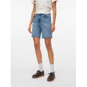 Denim Shorts - Blauw - Katoen - High Rise