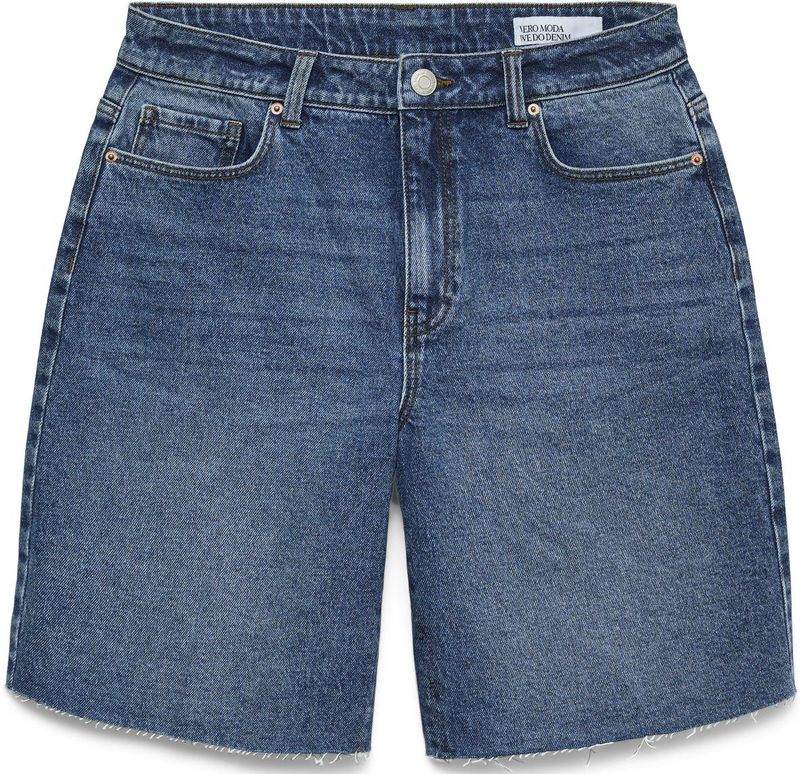 Vmcleo - Long Shorts - Denim Shorts - High Rise - Regular Fit