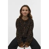 Vmnewkai - Gebreid Vest - O-hals - Lange Mouwen - Knoopsluiting - Regular Fit