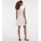 Vero Moda - FANNI - Vrijetijdsjurk - Loose Fit - Mini - V-hals - Gestreept