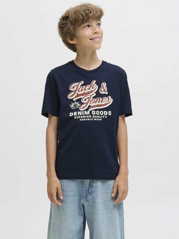 JACK & JONES Junior - T-shirt - Groen - Jersey - Korte Mouwen