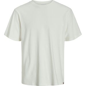 R.D.D. ROYAL DENIM DIVISION - Shirt - Wit - Ronde Hals - Kwartmouw