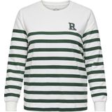 Carmakoma - Sweatshirt - Regular Fit - O-hals - Lange Mouwen - Geborduurd Detail