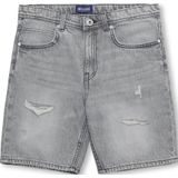 Jeans - Effen - Denim - Ripped - Regular Fit