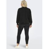 ONLY CARMAKOMA - Sweatshirt - O-hals - Lange Mouwen - Regular Fit - Strass Steentjes