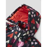 NAME IT - Tussenseizoen Jas - Jack - Met Afneembare Capuchon - Lange Mouwen - Print