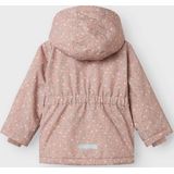 Name It - Maxi Pa Aop - Jas - Afneembare Capuchon - Polyester Vulling - Kinderen