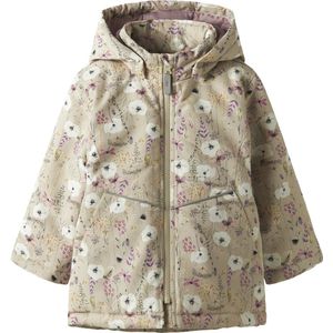 NAME IT - Tussenseizoen Jas - Jack - Met Afneembare Capuchon - Lange Mouwen - Print