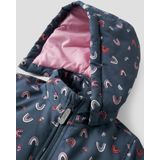 NAME IT MINI - Tussenjas - Donkerblauw - Met Capuchon - Waterafstotende Stof