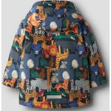 Name It - Max Pa Aop - Jas - Afneembare Capuchon - Lange Mouwen - Polyester Vulling