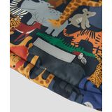 Name It - Max Pa Aop - Jas - Afneembare Capuchon - Lange Mouwen - Polyester Vulling