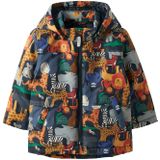 Name It - Max Pa Aop - Jas - Afneembare Capuchon - Lange Mouwen - Polyester Vulling