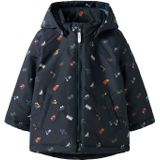 NAME IT - NMMMAX PA JACKET AOP NOOS - Buitenjas - Jongens - Met Afneembare Capuchon - Polyester Voering - ECO Waterafstotend