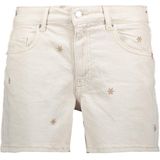 VERO MODA Dames Vmtess Mr Ecru Flower Shorts, ecru, M