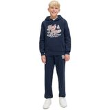 Jack and Jones Junior - Trainingsbroek - Zwart - Sweatstof - Normale Taille