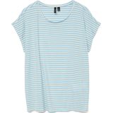 Vmava - T-shirt - Kleur - O-hals - Korte Mouwen - Regular Fit