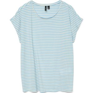 Vmava - T-shirt - Kleur - O-hals - Korte Mouwen - Regular Fit