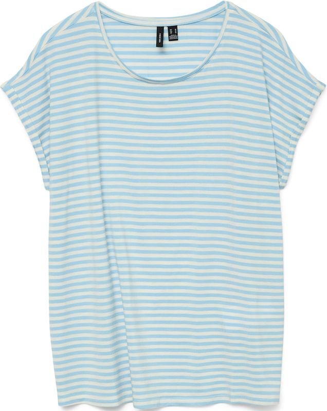 Vmava - T-shirt - Kleur - O-hals - Korte Mouwen - Regular Fit