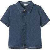 Shirt - Denim - Korte Mouwen - Regular Fit