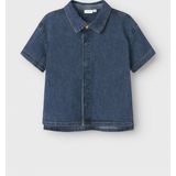 Shirt - Denim - Korte Mouwen - Regular Fit