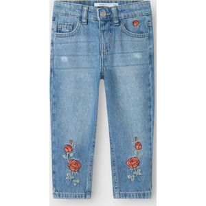 NAME IT - NMFBELLA MOM EMB JEANS 3285-BE NOOS - Meisjes - Jeans - Maat 98