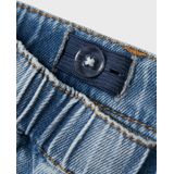 Short - Denim - Blauw - Regular Fit - Verstelbare Taille
