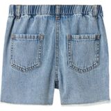 Short - Denim - Blauw - Regular Fit - Verstelbare Taille