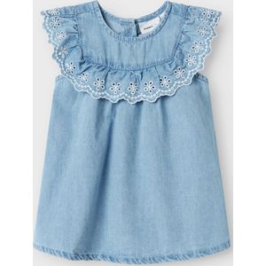 Jurk - Geborduurd - Mouwloos - Vierkante Hals - Regular Fit