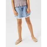 Denim - Denim Short - Korte Broek - Wijde Broekspijpen - Verstelbare Taille
