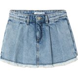 Denim - Denim Short - Korte Broek - Wijde Broekspijpen - Verstelbare Taille