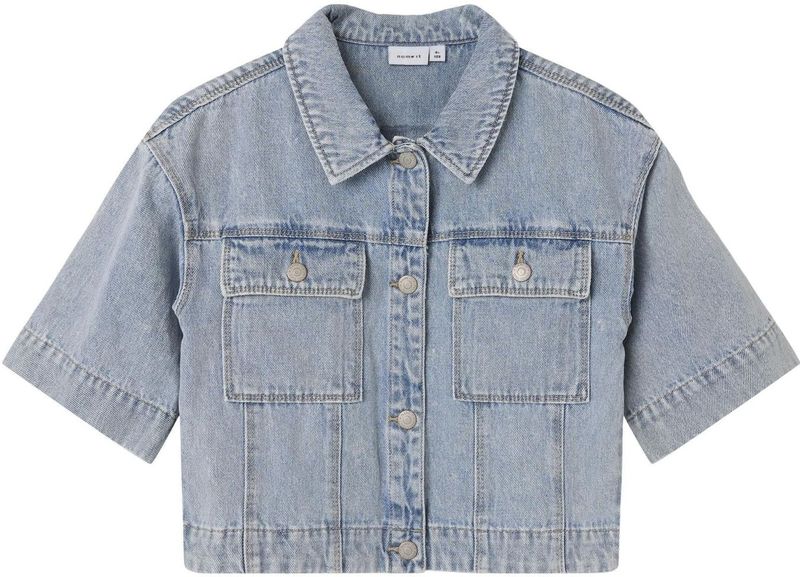 Spijkerblouse - Korte Mouwen - Regular Fit